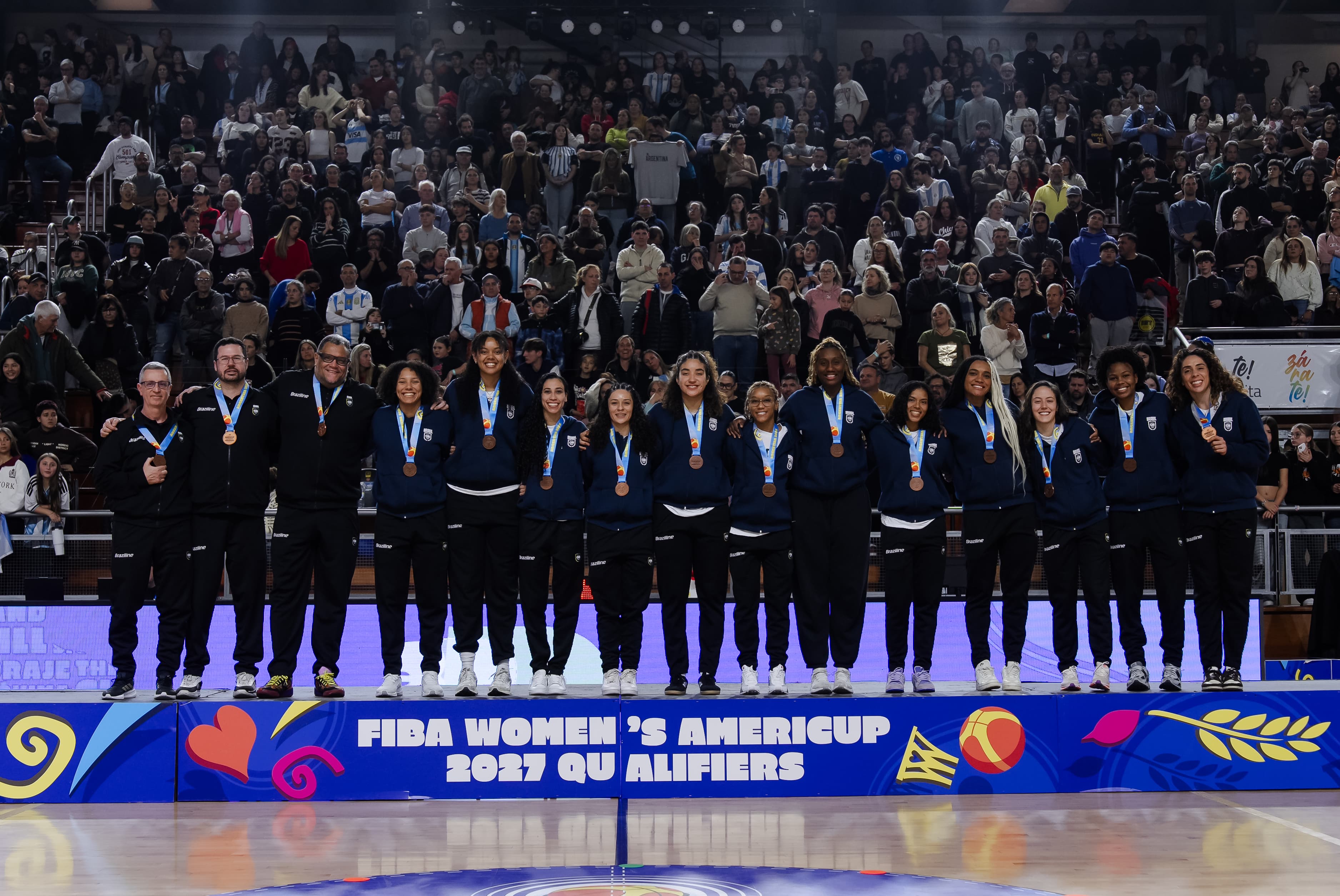 Brasil vence a Colômbia e conquista o bronze no Classificatório Sul-Americano da AmeriCupW