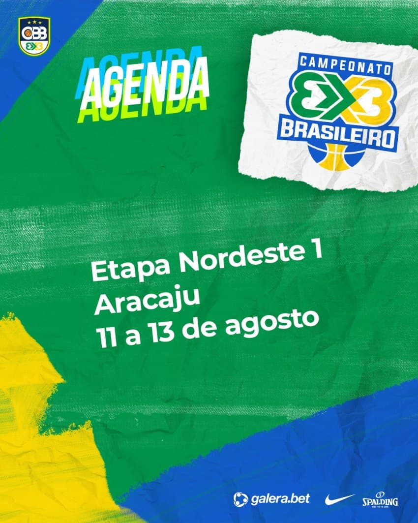 Regional Nordeste I de 3x3 começa nesta sexta em Aracaju