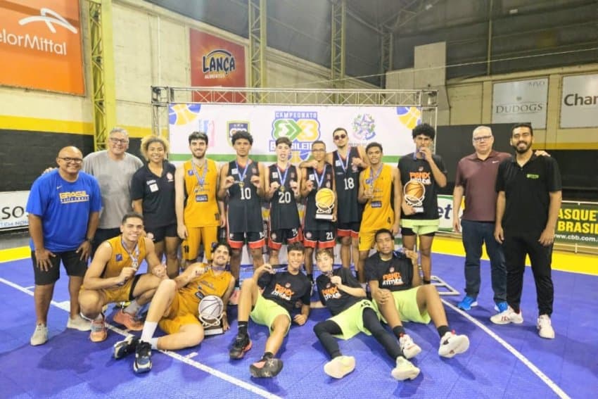 Unimed, no feminino, e Centro Olímpico, no masculino, são campeões da etapa final sudeste CBB 3x3 sub-18 masculino