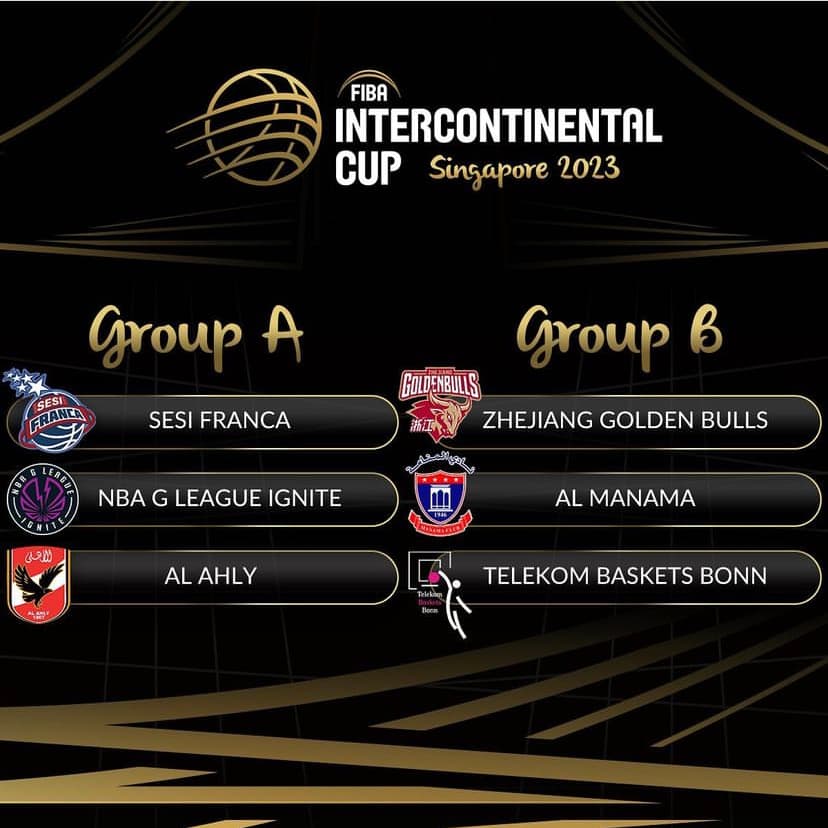SESI Franca encara G-League Ignite e Al Ahly no Mundial FIBA em setembro