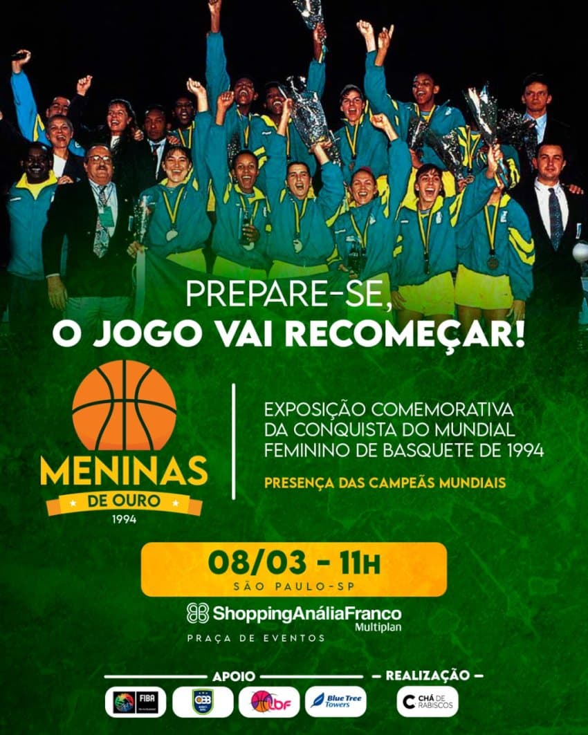 Exposição em São Paulo relembra o inédito título mundial do basquete feminino