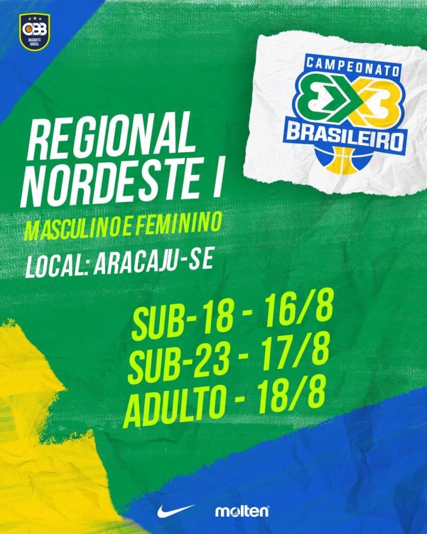 Brasileirão 3x3 chega ao Nordeste com a Etapa Regional I