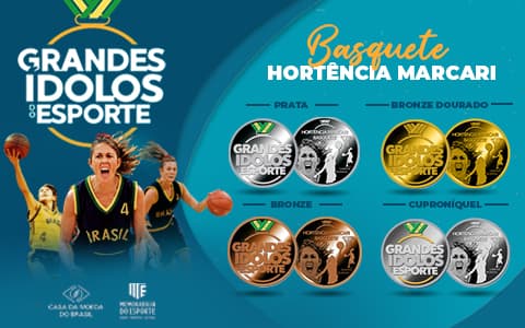 Hortência, a Rainha do basquete, é homenageada na coleção Grandes Ídolos do Esporte