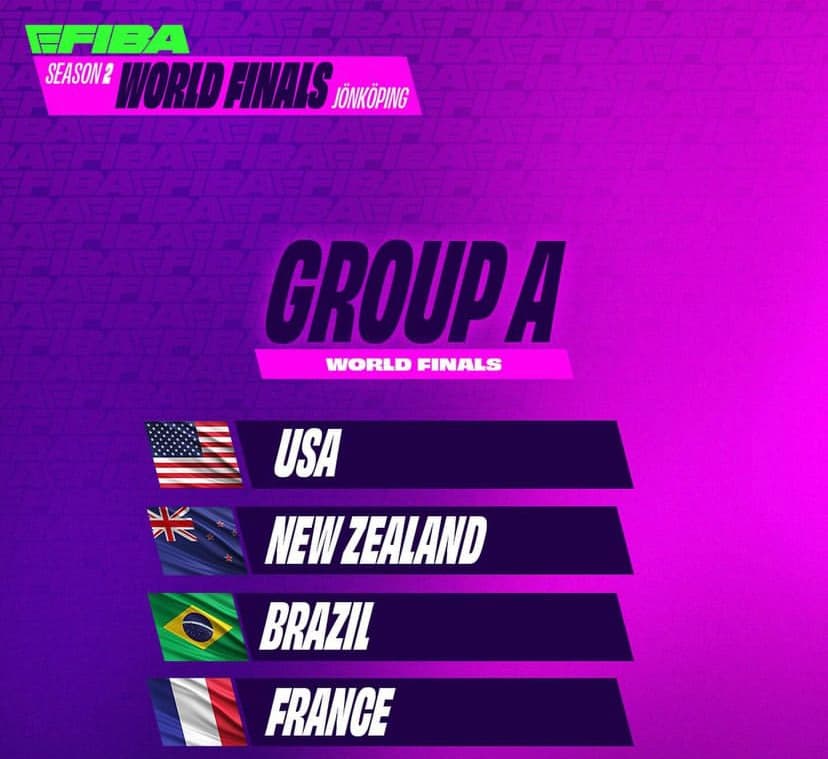 Seleção Brasileira de 2k joga a fase final da Copa do Mundo eFIBA