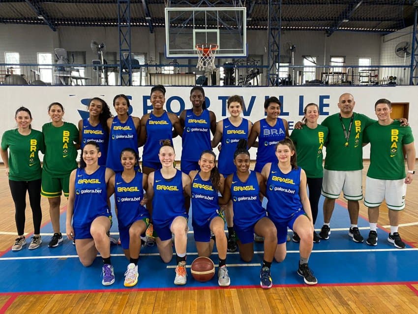 Brasil define as 12 atletas para o Sul-Americano feminino sub-15