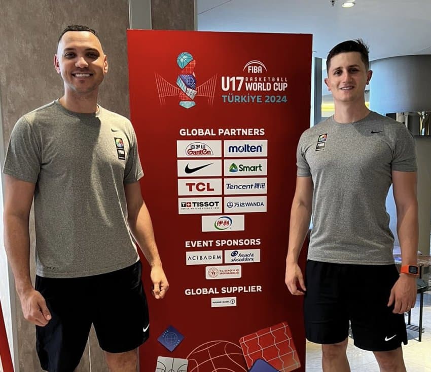Árbitros representam o Brasil no Mundial Sub-17 masculino de basquete