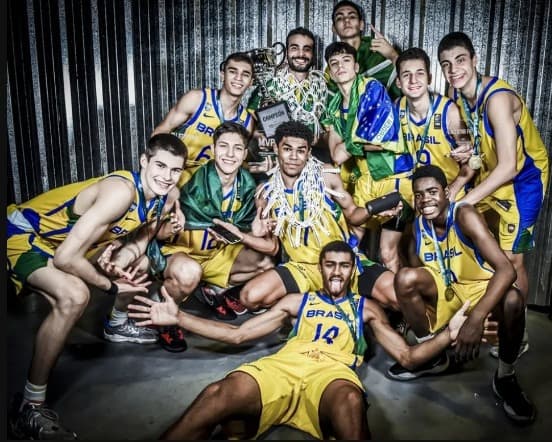 Seleção Brasileira sub-16 masculina é convocada para a Copa América de basquete