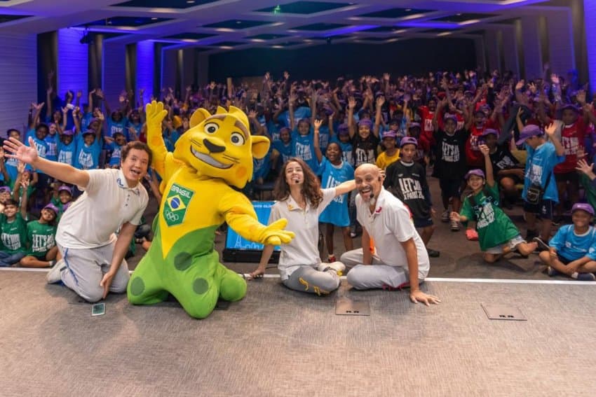 COB celebra Dia Olímpico e recebe crianças de escolas públicas do Rio de Janeiro