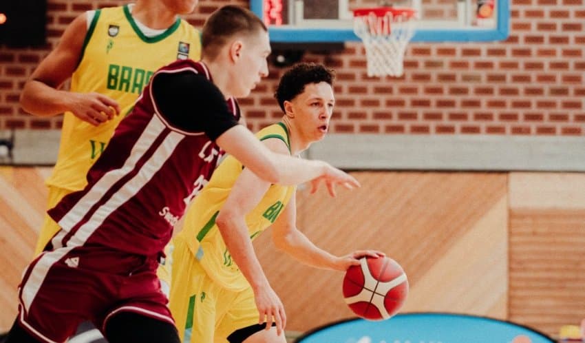 Brasil vence a Letônia e mantém liderança no Albert Schweitzer Tournament Sub-18