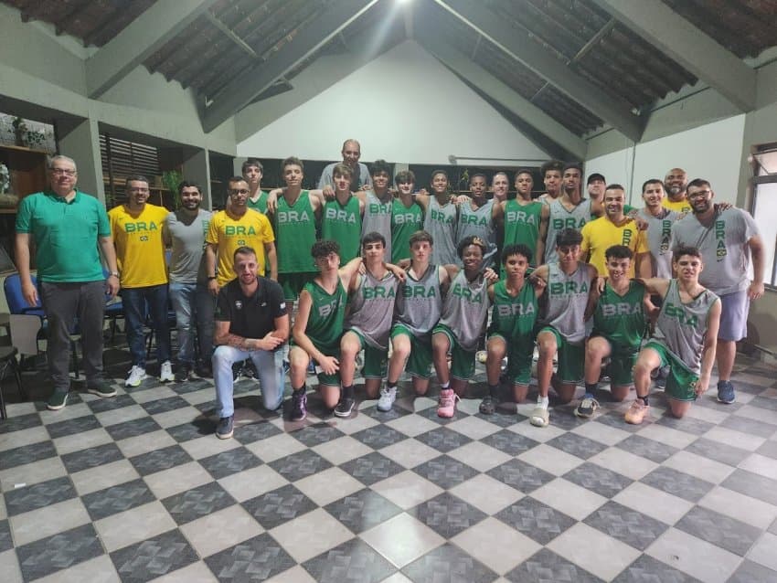 Seleção Brasileira Sub-15 masculina inicia treinos para o Sul-Americano