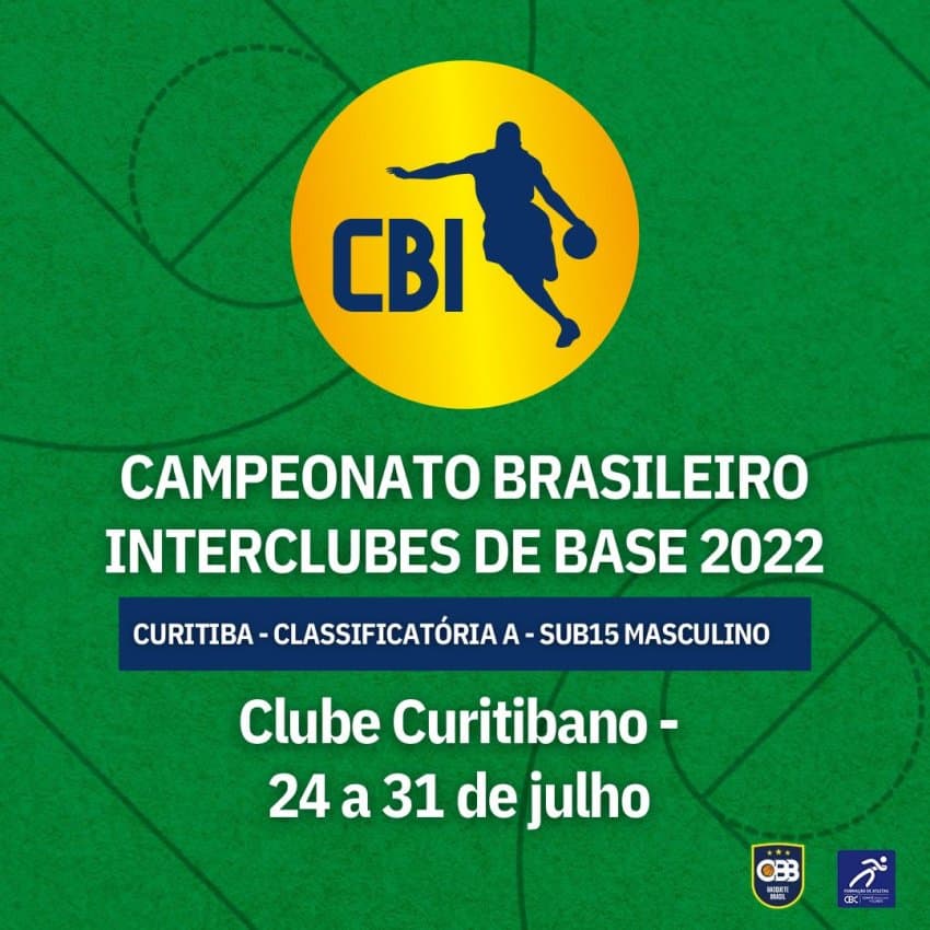 CBI: Brasileiro Interclubes sub-15 começa com disputa da Classificatória A em Curitiba
