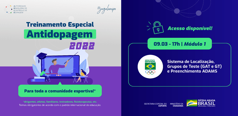 ABCD realiza Treinamento Especial Antidopagem