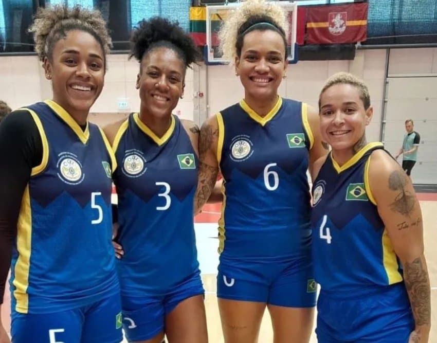 Brasil é campeão dos Jogos Mundiais Militares no 3x3 feminino