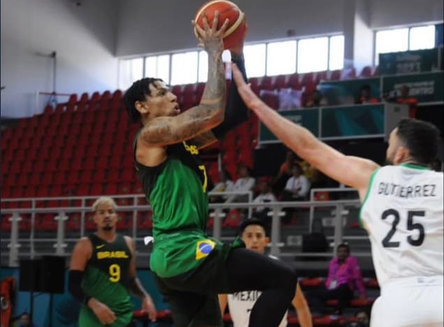 Brasil vence o México na estreia do basquete masculino no Pan de Santiago