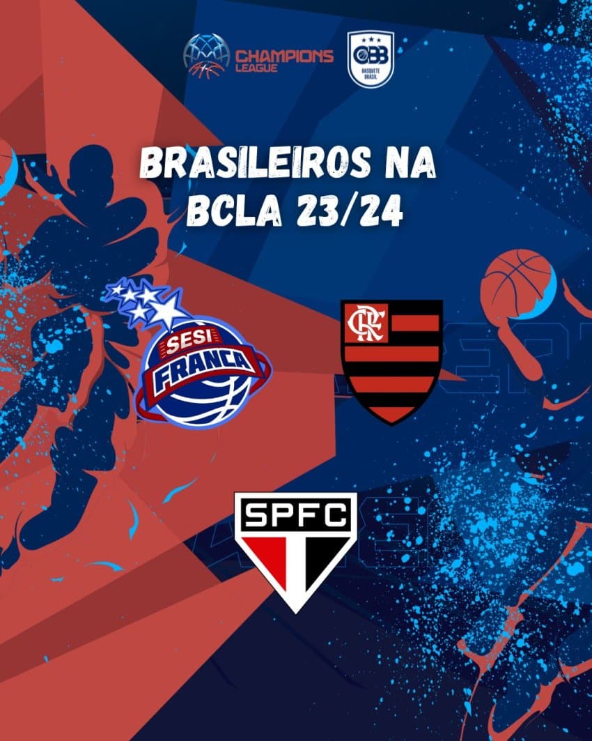 FIBA Américas anuncia os clubes brasileiros na edição 23/24 da BCLA Américas