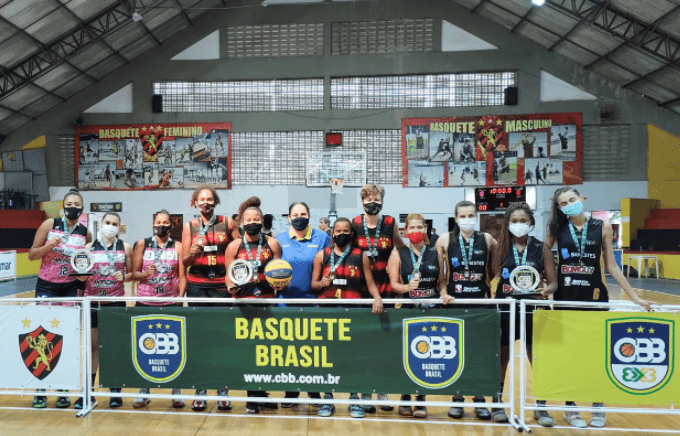 Sport Club do Recife - PE lidera o Ranking de Clubes do Basquete 3x3 Feminino