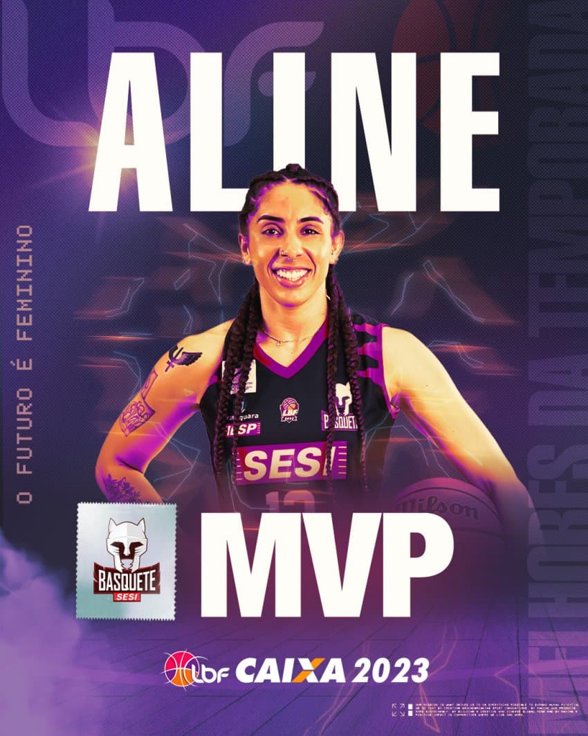 Melhores da LBF CAIXA 2023 - Aline, do SESI Araraquara, é a MVP da Temporada