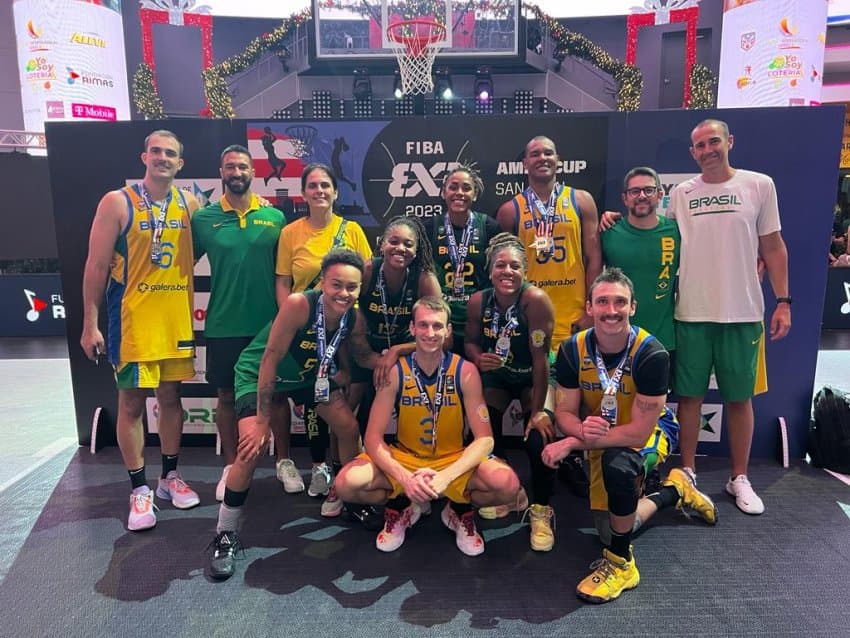 Seleções Brasileiras conquistam a prata na AmeriCup 3x3 em San Juan