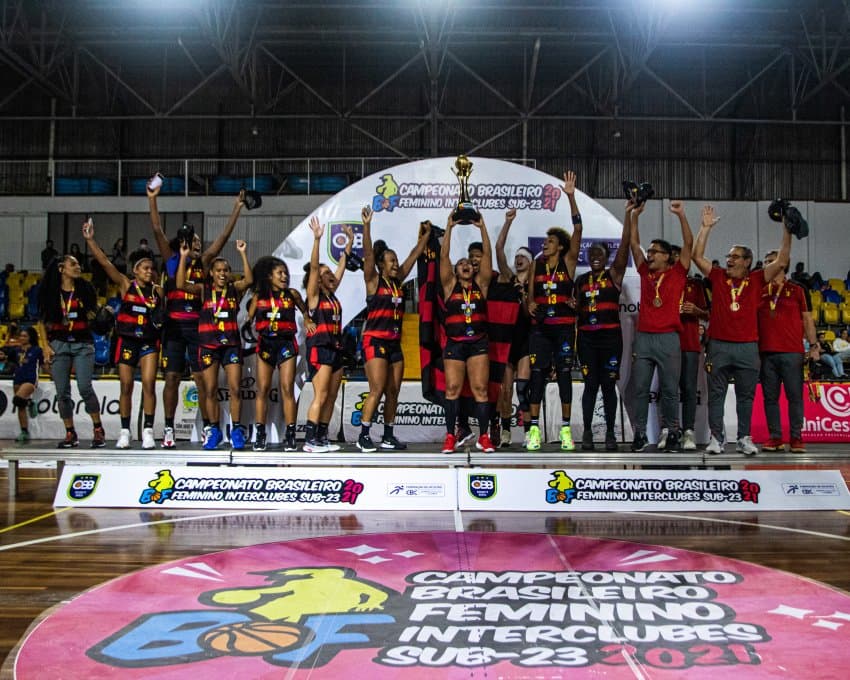 Sport vence o São José dos Pinhais e conquista o Brasileirão feminino de basquete