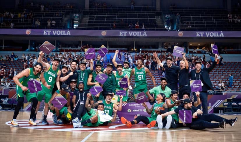 Brasil domina a Letônia, vence e vai à Olimpíada de Paris 2024