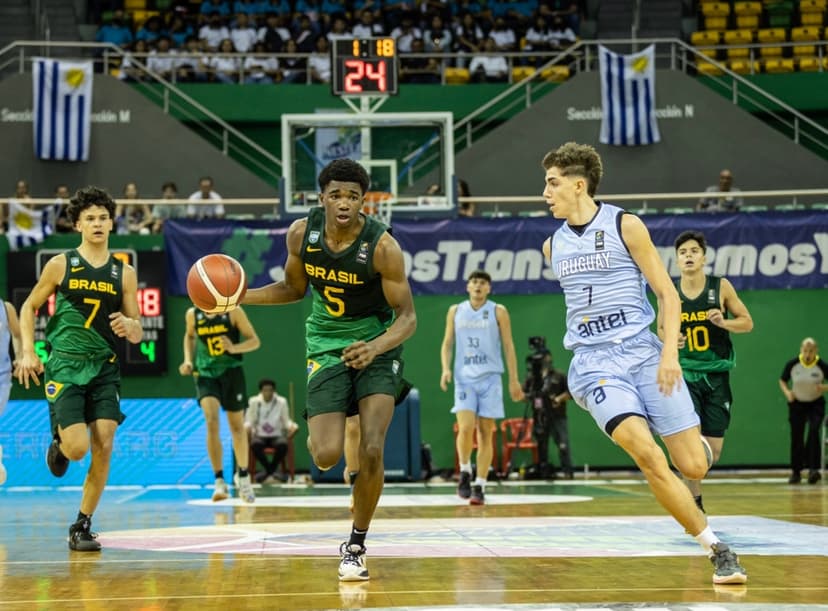 Brasil estreia na Copa América sub-16 masculina com vitória sobre o Uruguai