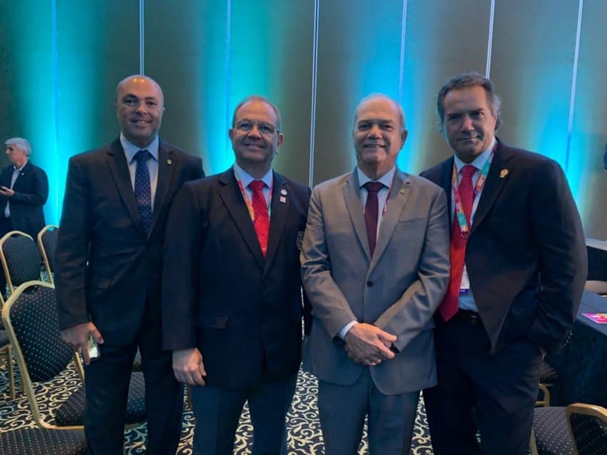Paulo Wanderley e Rogério Sampaio representam o COB na assembleia da ODESUR