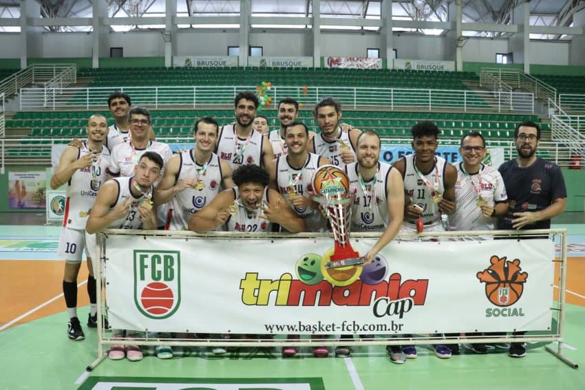 Na prorrogação, APAB Blumenau vence Brusque e é Bicampeão Catarinense Masculino de Basquete