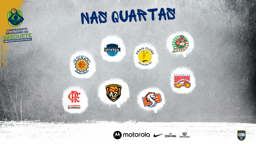 Brasileirão masculino define duelos das quartas com fim da Conferência Amaury Pasos