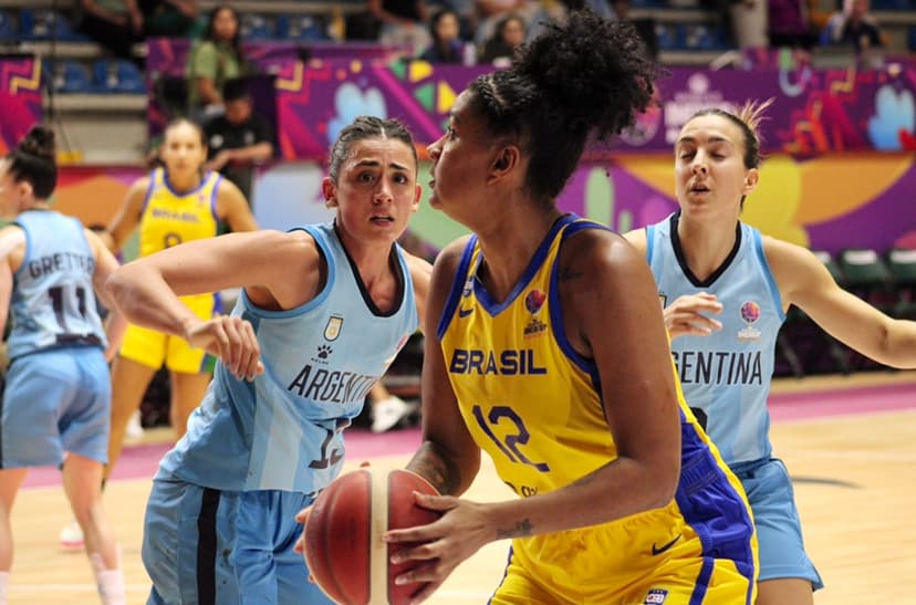 Brasil vence a Argentina em clássico pela AmeriCupW, em León, no México