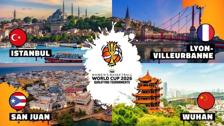 FIBA define sedes dos Torneios Qualificatórios da Copa do Mundo Feminina