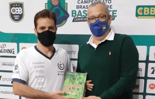 Diretor Institucional da CBB se reúne com diretor do União e vice da Federação Gaúcha, Diego Puntel
