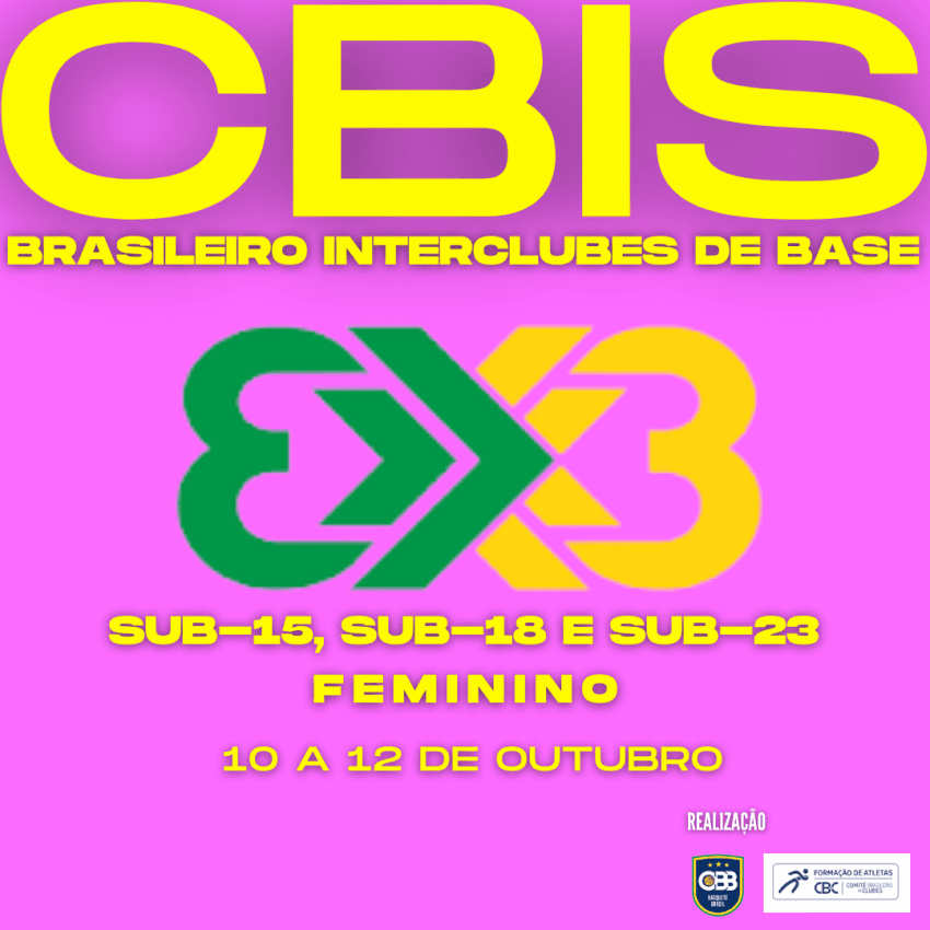 Brasileiro Interclubes 3x3 feminino tem primeira etapa começando neste domingo