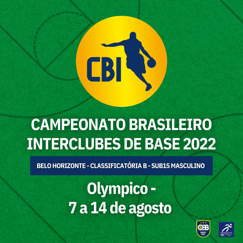 Olympico-MG recebe a Classificatória B do Brasileiro sub-15 masculino