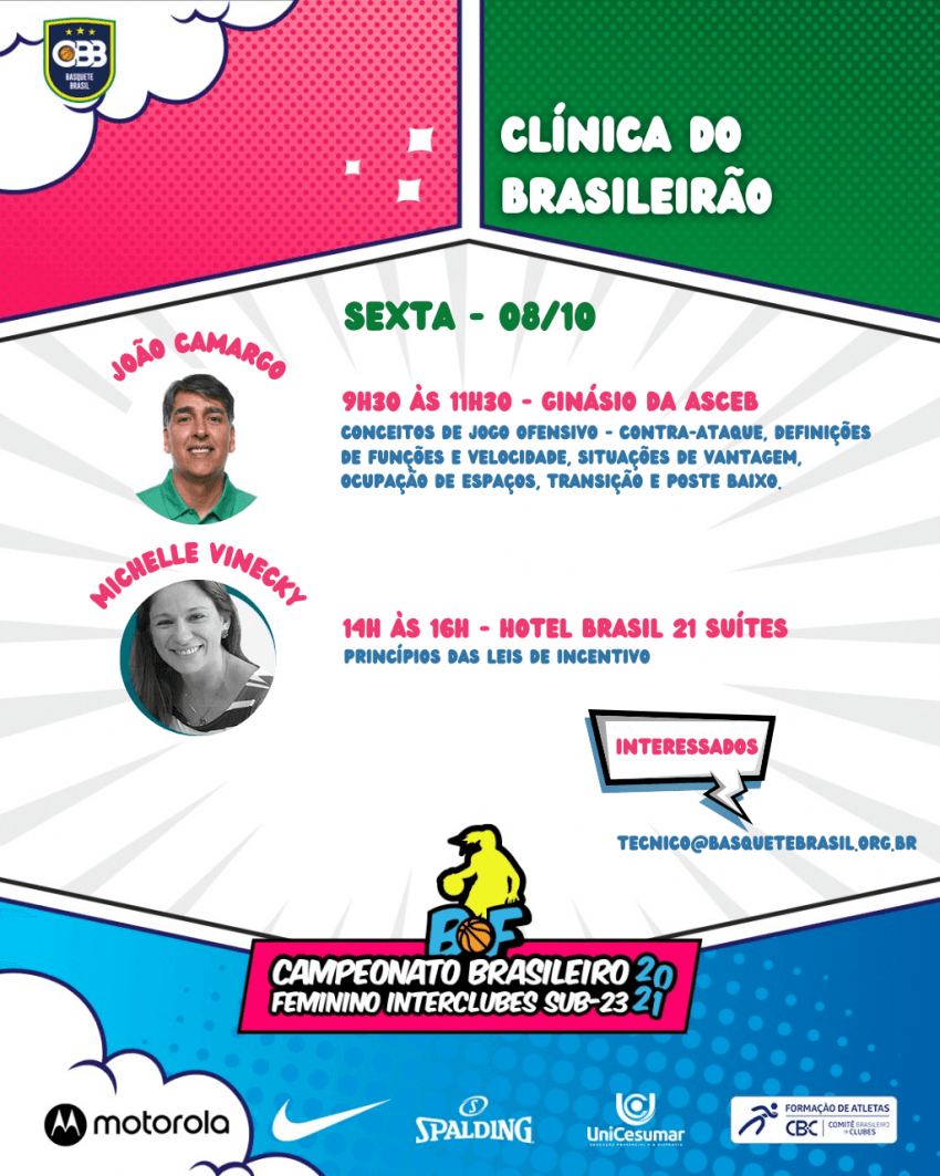 Conferência Delcy terá clínicas de João Camargo e Michelle Vinecky, do Governo Federal