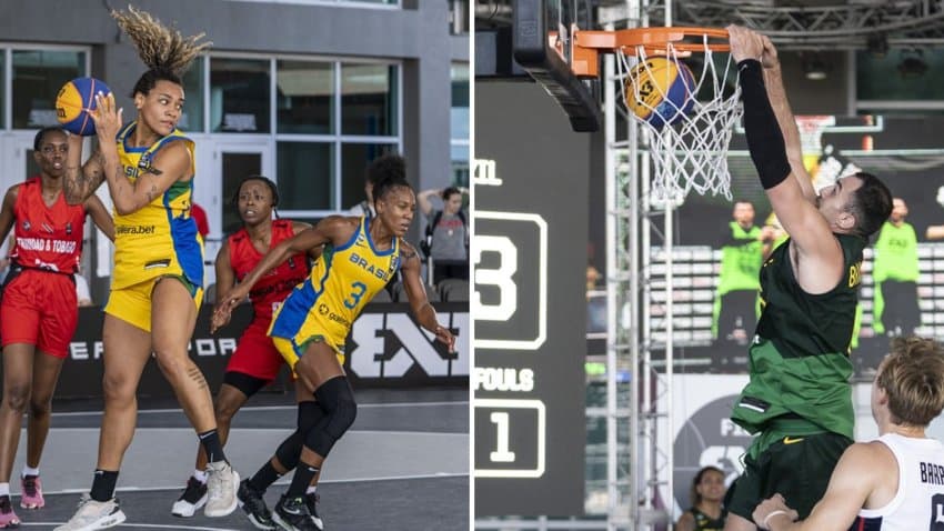 AmeriCup 3x3: Brasil vence no masculino e no feminino e vai às quartas de final