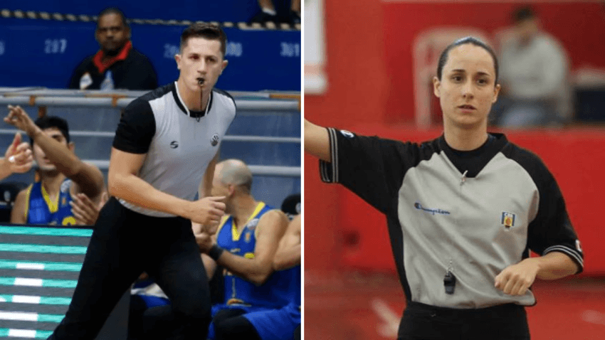 FIBA indica árbitros Fernando Leite e Maria Cláudia Comodaro para os Jogos Mundiais Universitários
