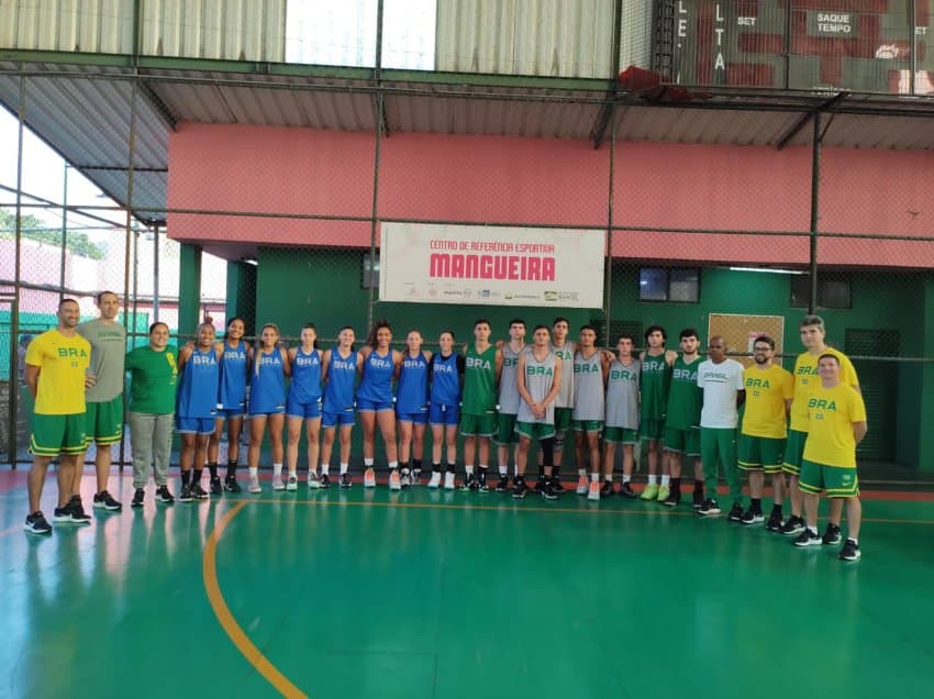 Seleções Brasileiras 3x3 sub-18 iniciam treinos para os Jogos Sul-Americanos da Juventude