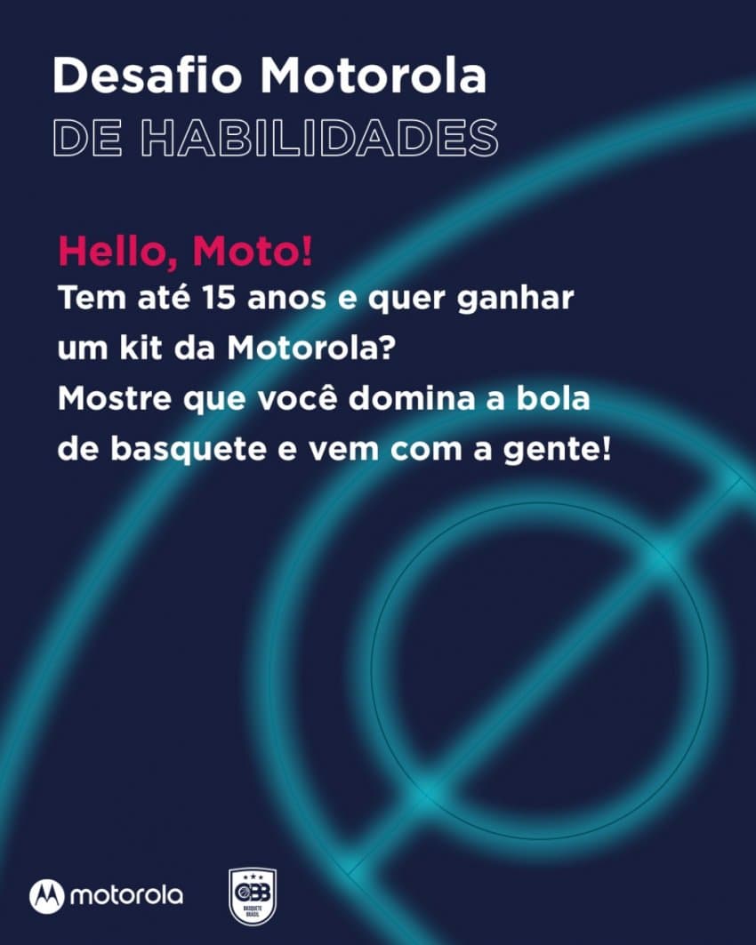 CBB e Motorola lançam Desafio de Habilidades para jovens de até 15 anos