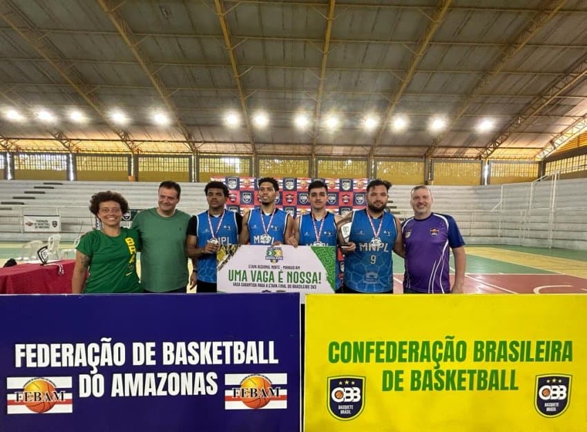 Manaós, no feminino, e Amazonas Veras 1, no masculino, são campeões do CBB 3x3 no sub-23