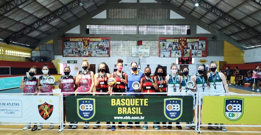Basquete 3x3: 1ª etapa do Brasileiro interclubes feminino termina em Recife; conheça campeões