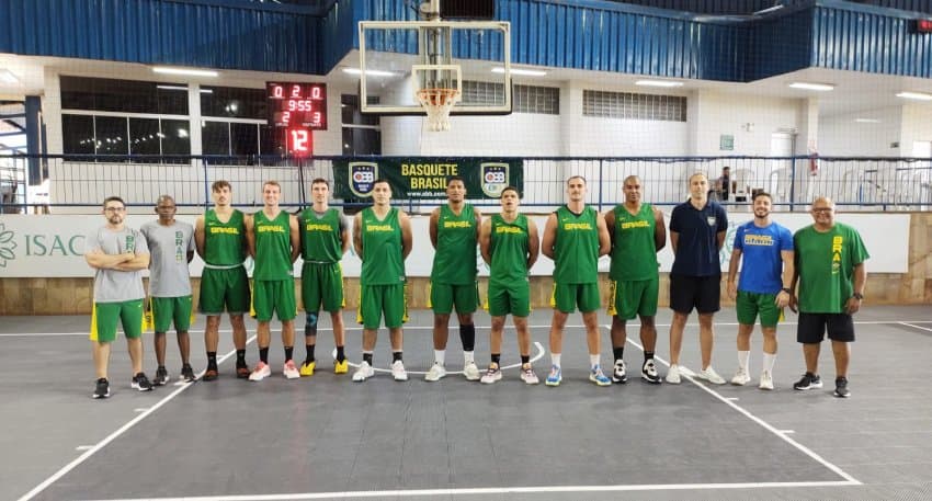 Seleção masculina 3x3 se apresenta para treinos visando o Pré-Olímpico
