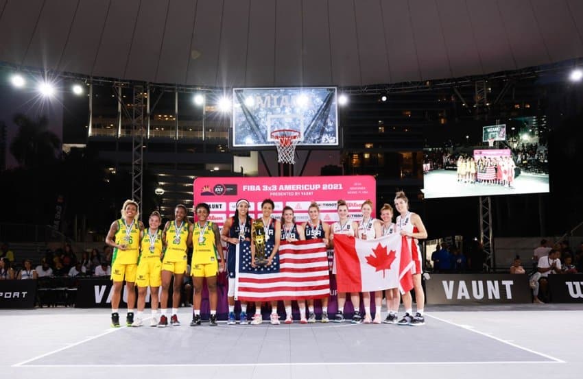 Em campanha histórica, Brasil é prata com homens e mulheres na AmeriCup 3x3