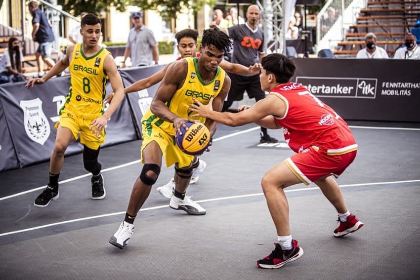 Brasil começa Copa do Mundo 3x3 masculina sub-18 com uma vitória e uma derrota