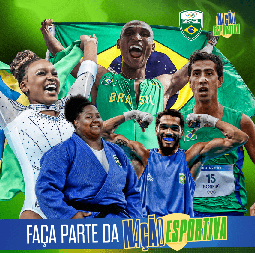 COB lança Nação Esportiva e convida brasileiros a fortalecer o Time Brasil de forma gratuita com parte do Imposto de Renda