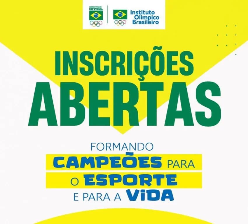 COB abre inscrições para o núcleo Formando Campeões para o Esporte e para a Vida