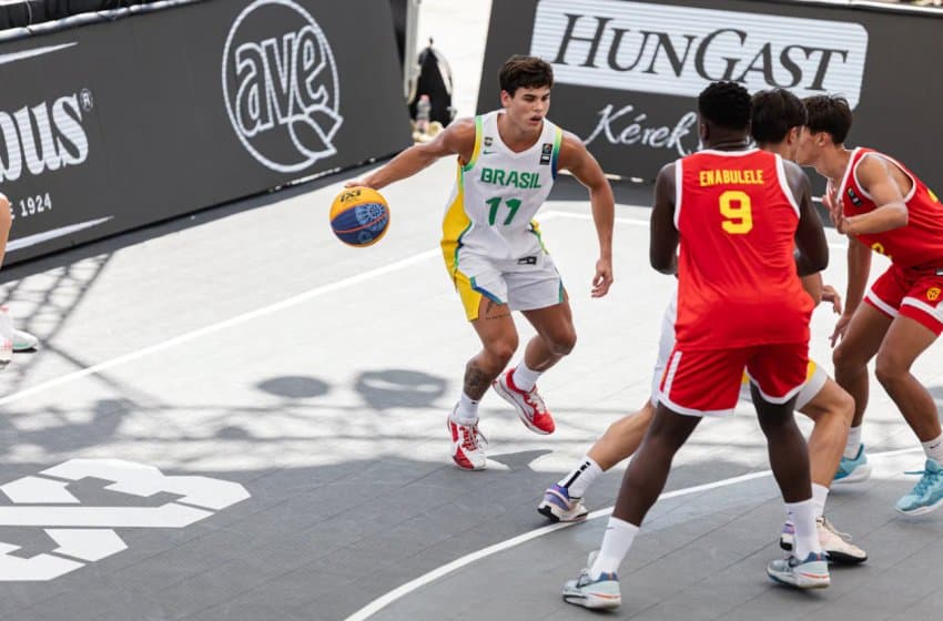 Brasil vence o Marrocos e cai para a Espanha na estreia do Mundial U18 3x3