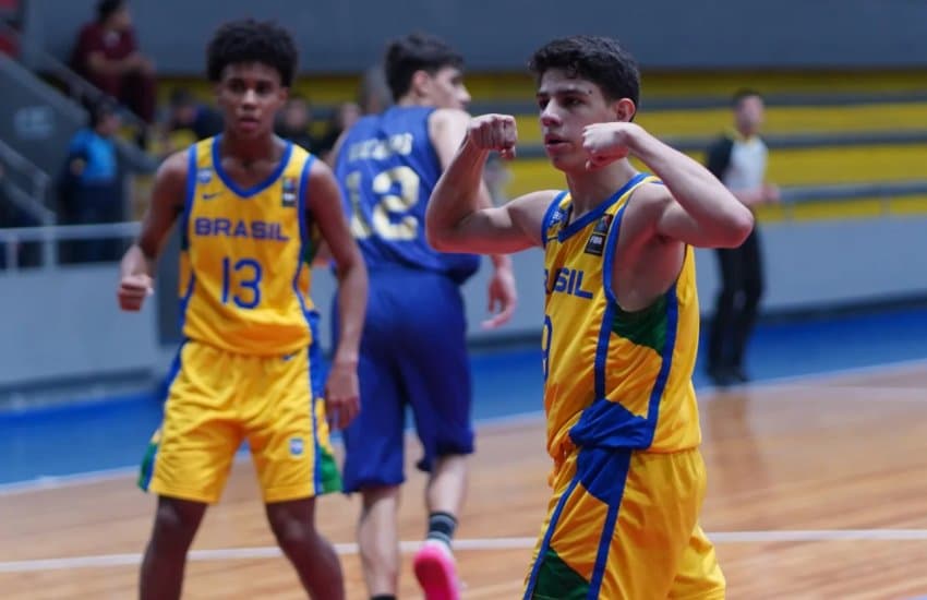 Brasil vence a Argentina, vai à final do Sul-Americano Sub15 e Copa America