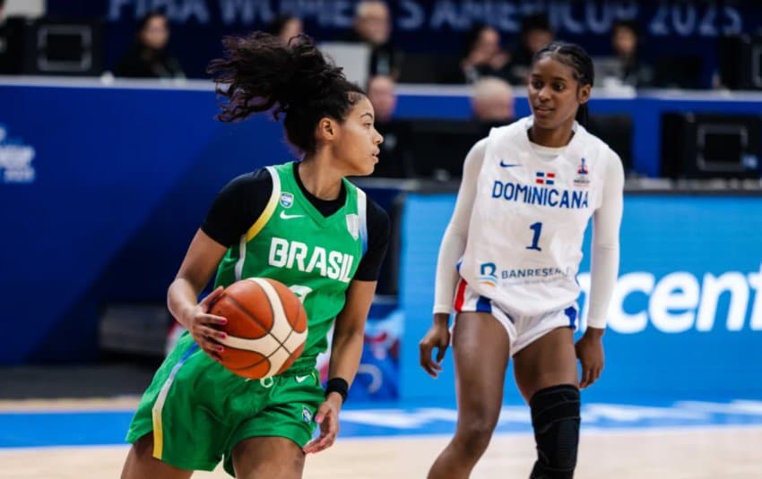 Brasil derrota a República Dominicana e segue 100% na AmericupW