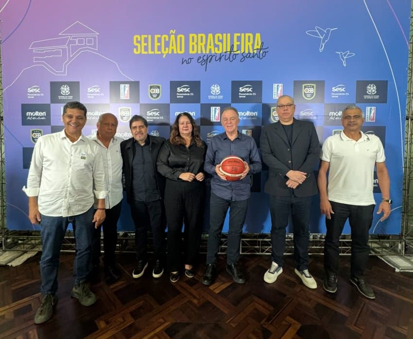 CBB, Governo do ES, SESC e Fecaba oficializam a Seleção Brasileira em Guarapari