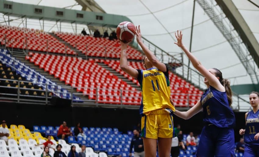 Argentina vence o Brasil e fica com o terceiro lugar no Sul-Americano feminino sub-15